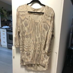Aritzia Wilfred animal print Sweater